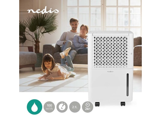 NEDIS - Déshumidificateur 10l/jour arrêt automatique