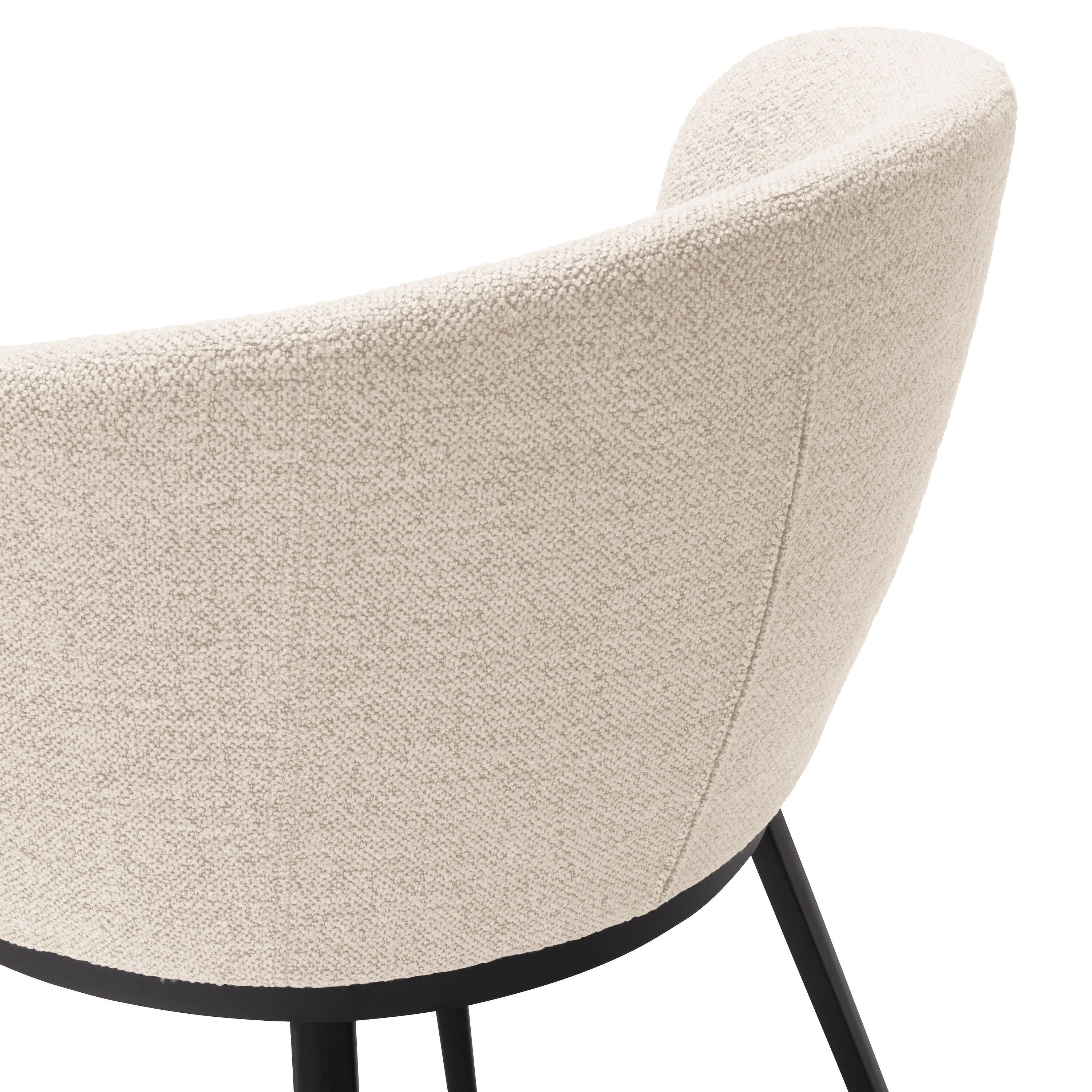 NIVES Stuhl - Beige / B: 60.5 cm x T: 59.5 cm x H: 82.0 cm