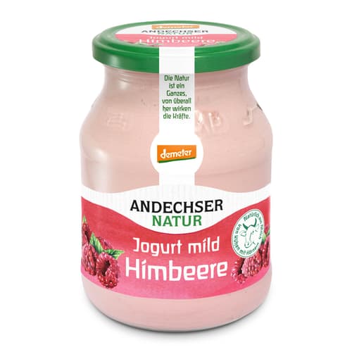 Andechser BIO DEMETER Joghurt Himbeere 3,8%