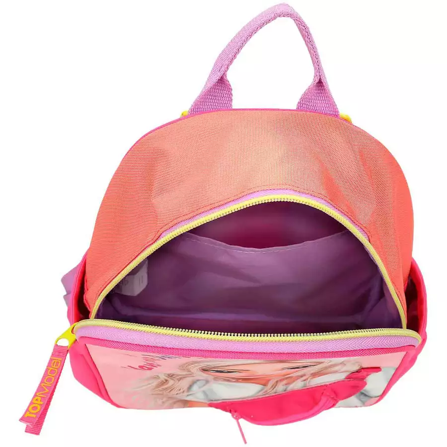 Depesche Rucksack mit Crossbag Happy Together TOPModel 9 x 22 x 28 cm pink-orange