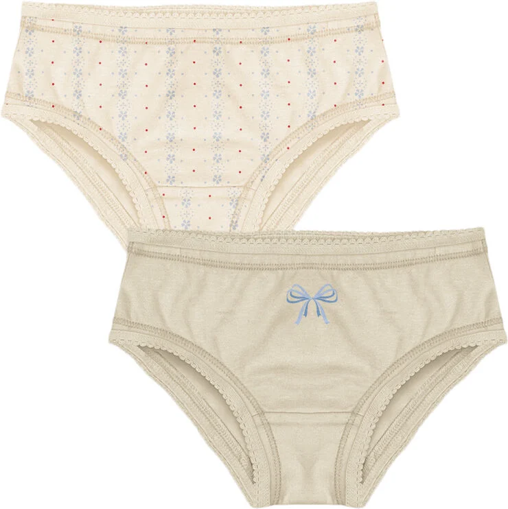 Konges Sløjd BASIC 2 PACK GIRL UNDERPANTS GOTS M00119