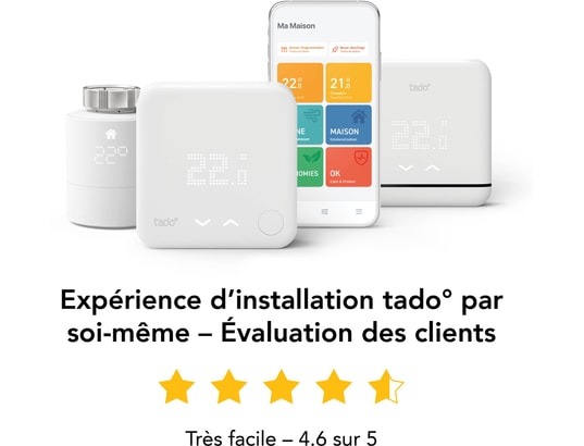 TADO - Thermostat intelligent Tête Thermostatique quattro