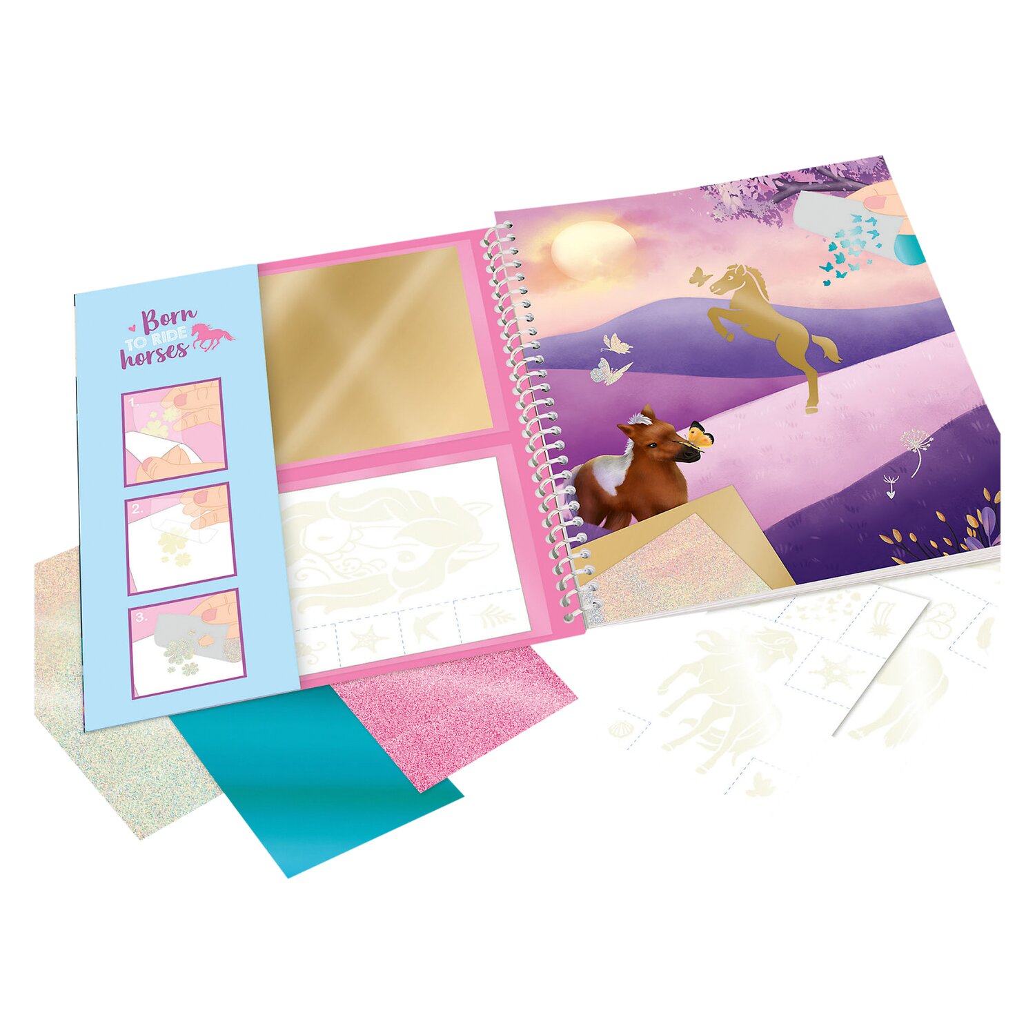 Miss Melody Malbuch Stick & Shine
