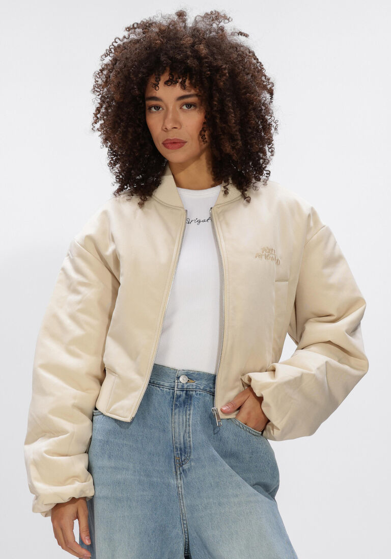 beige axel arigato jack lola bomber jacket