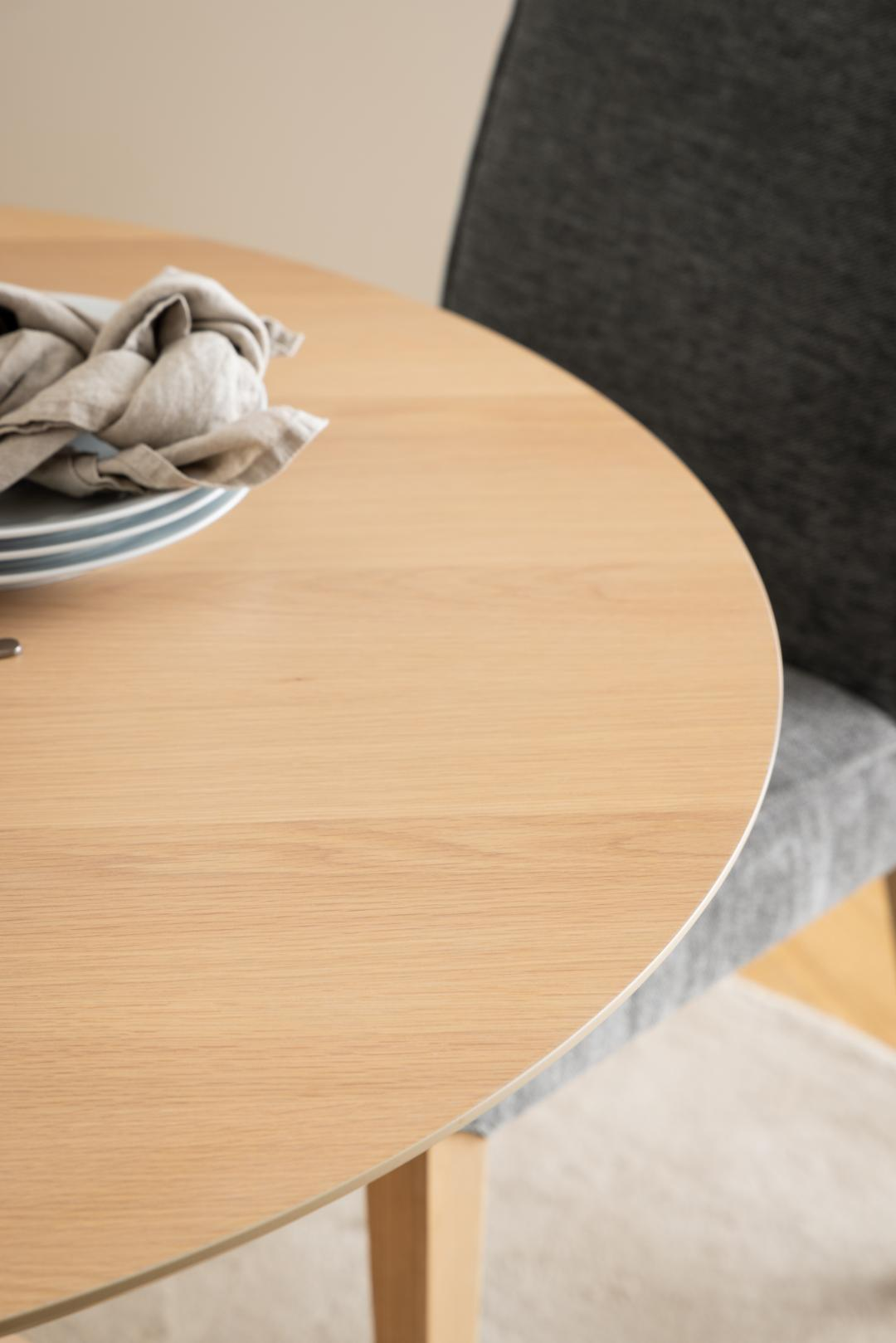 Glasgow Eetkamertafel - Ø105 cm - Eiken