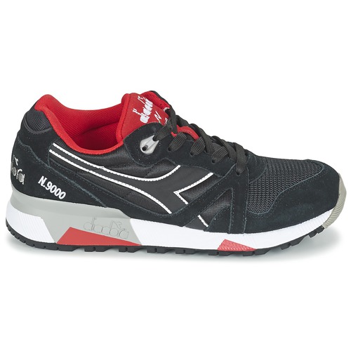 Diadora - N9000 NYLON II - Noir / Rouge