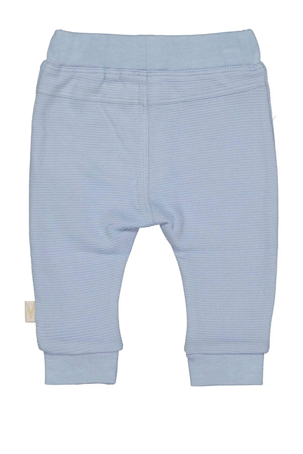 LEVV baby regular fit broek LNOVINOS van katoen zachtblauw