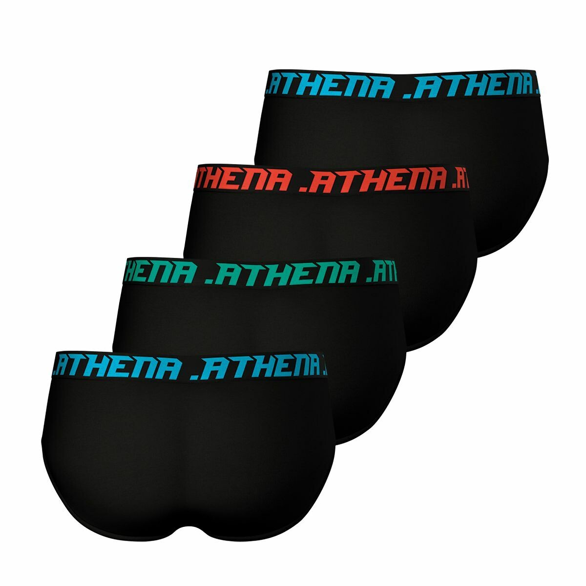 ATHENA<br>Conjunto de 4 cuecas lisas