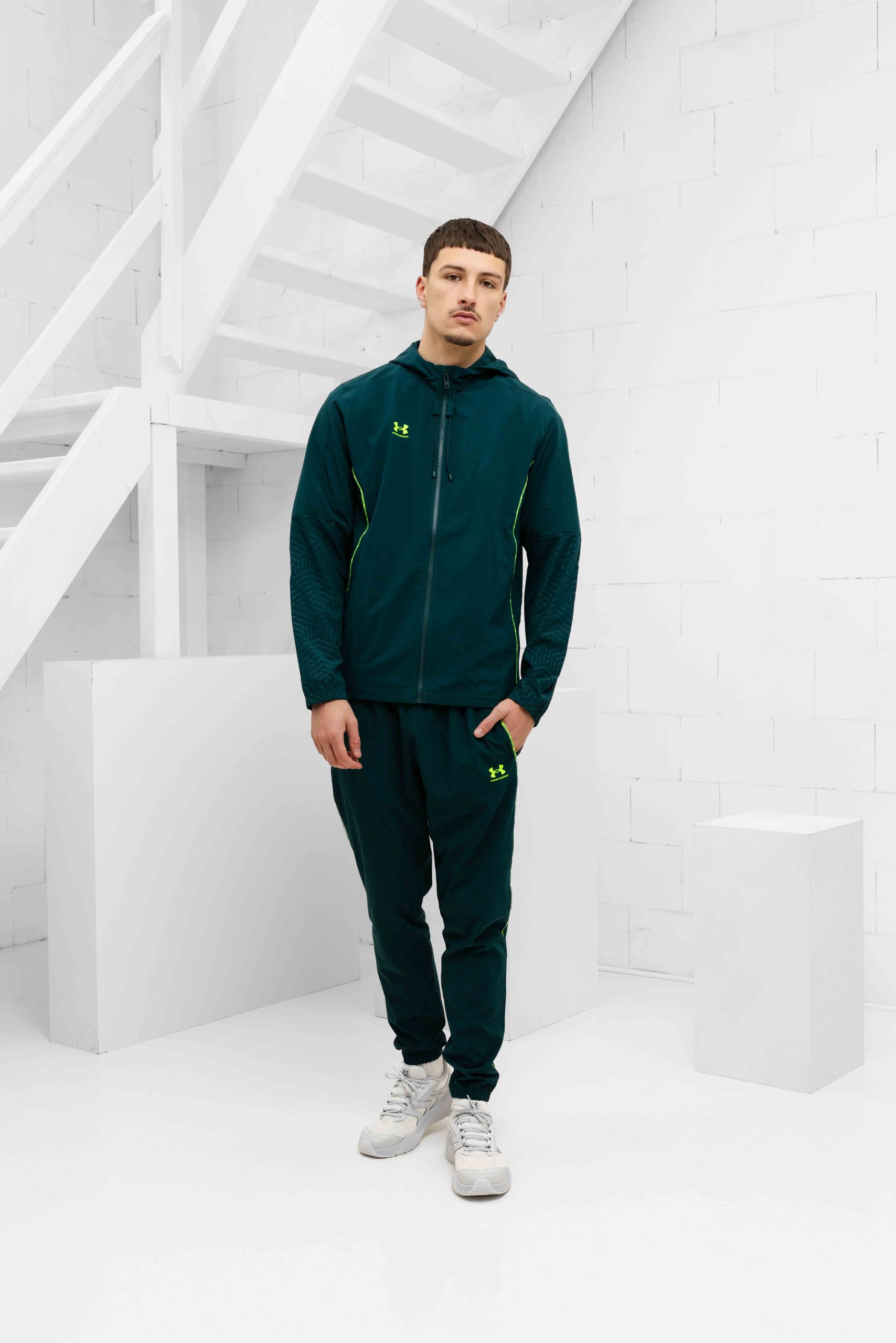 Under Armour Challenger Pro Trainingspak Donkergroen