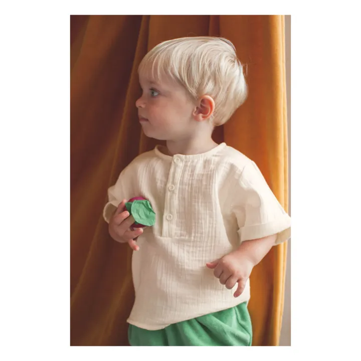 Marlot Paris Kurta Marco Gaze de Coton | Vanille