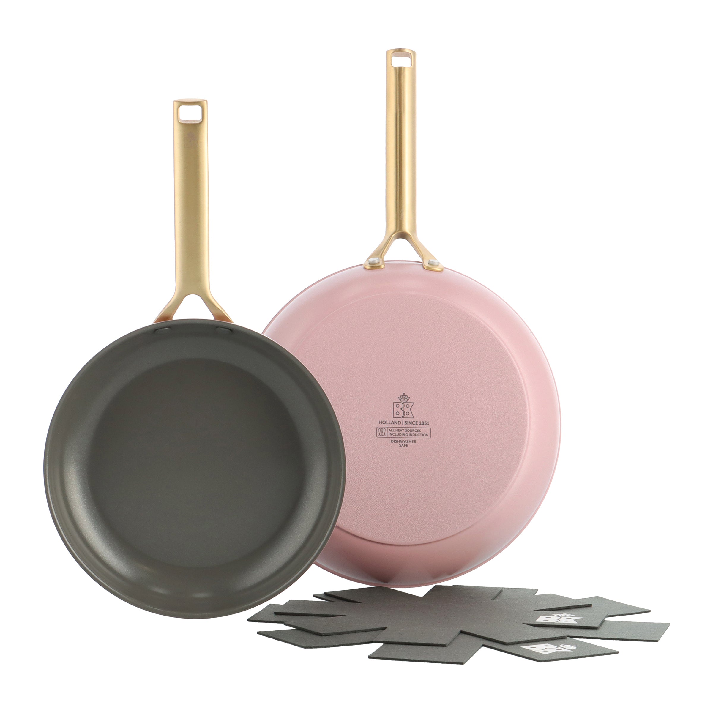 BK Sublime Koekenpannenset Ã 24 cm + Ã 28 cm - Pink