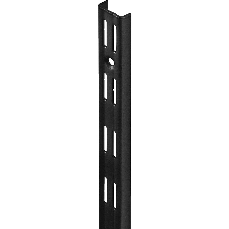 Wandrail dubbel 1495mm zwart