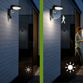 Philips solar wandlamp Tyla met bewegingssensor