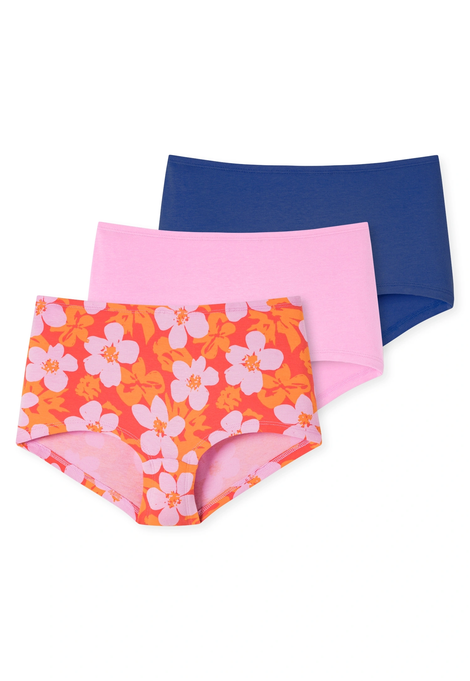 Hipster HEART PATTERN 3er Pack in weiß/blau