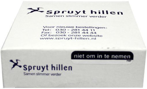 Spruyt Hillen Sticker niet om in te nemen blauw 1000st