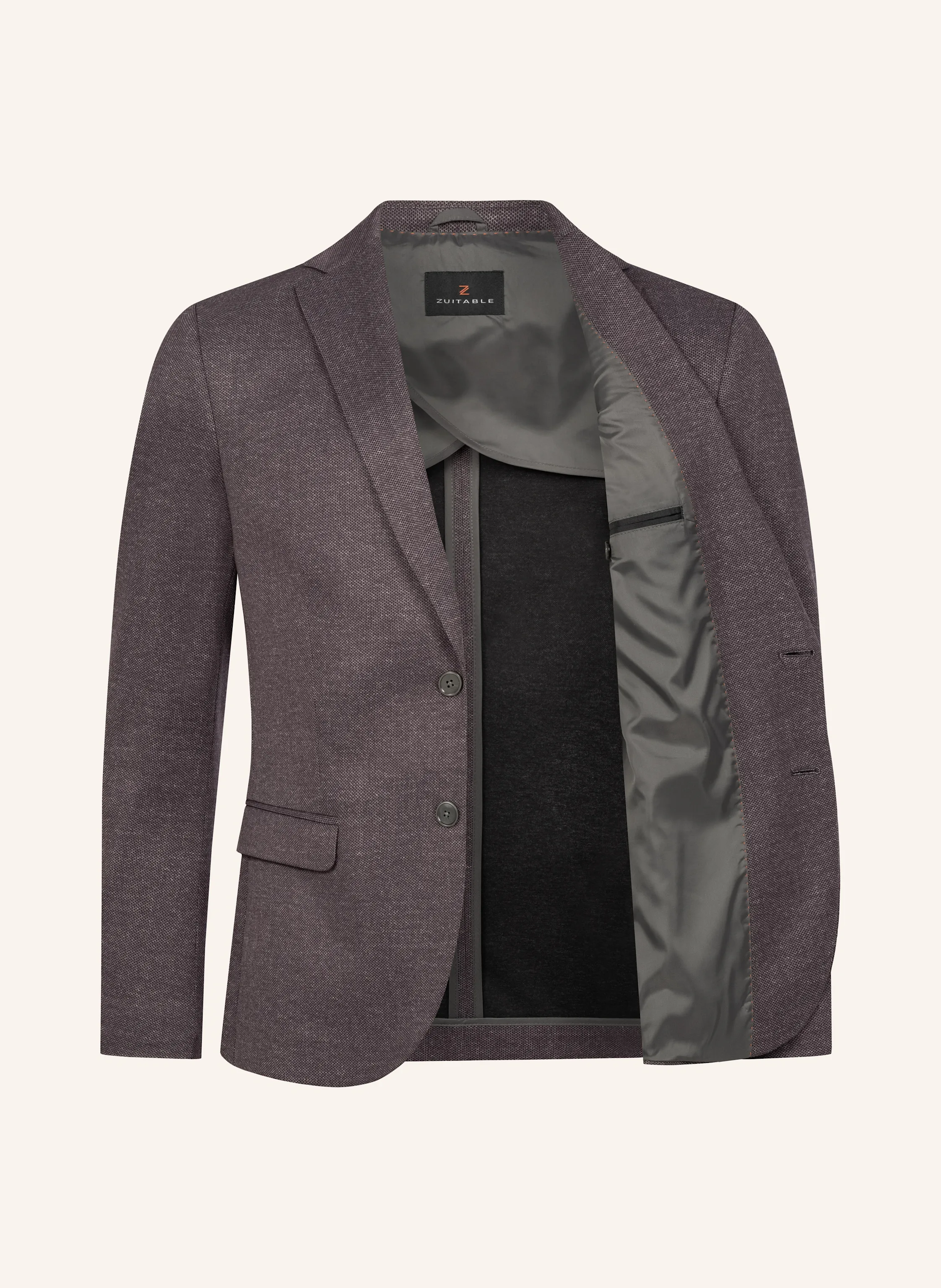 ZUITABLE Anzugssakko DINICK Slim Fit aus Jersey
