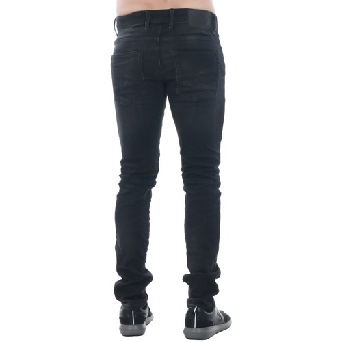 Jack & Jones - 12126417 JJIGLENN JJRYDER GE 105 INDIGO KNIT BLACK DENIM Negro