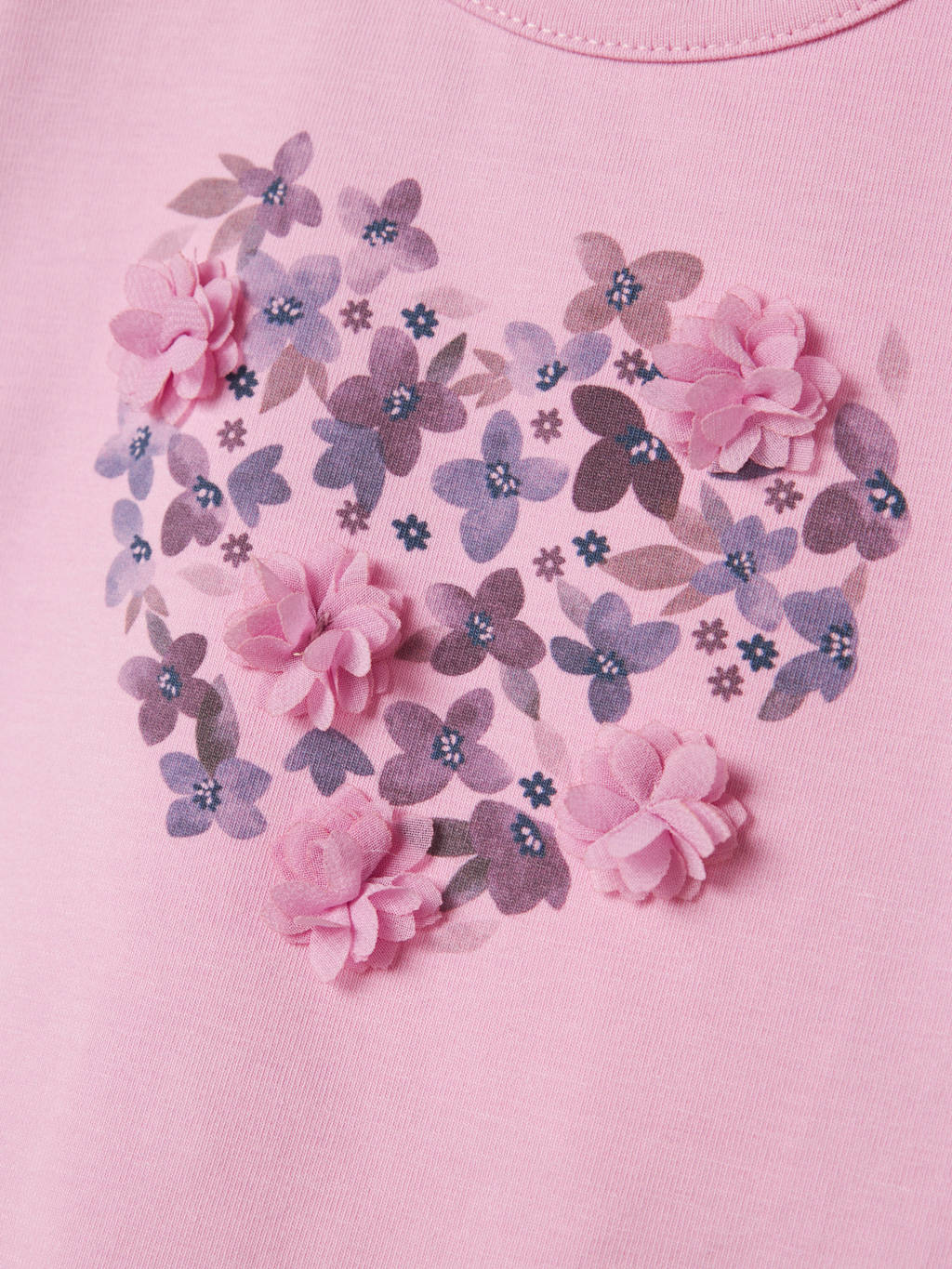 NAME IT baby longsleeve NBFNABIA met printopdruk en patches roze