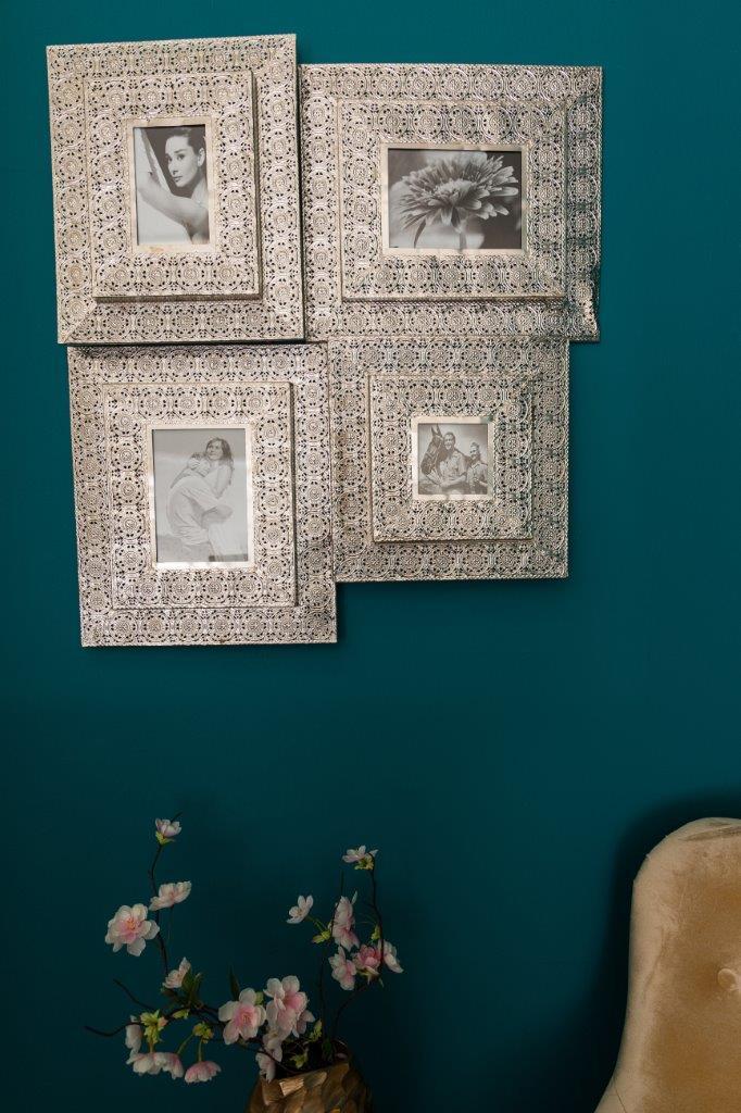 Metallbilderrahmen JALE - silber - 75x65 cm