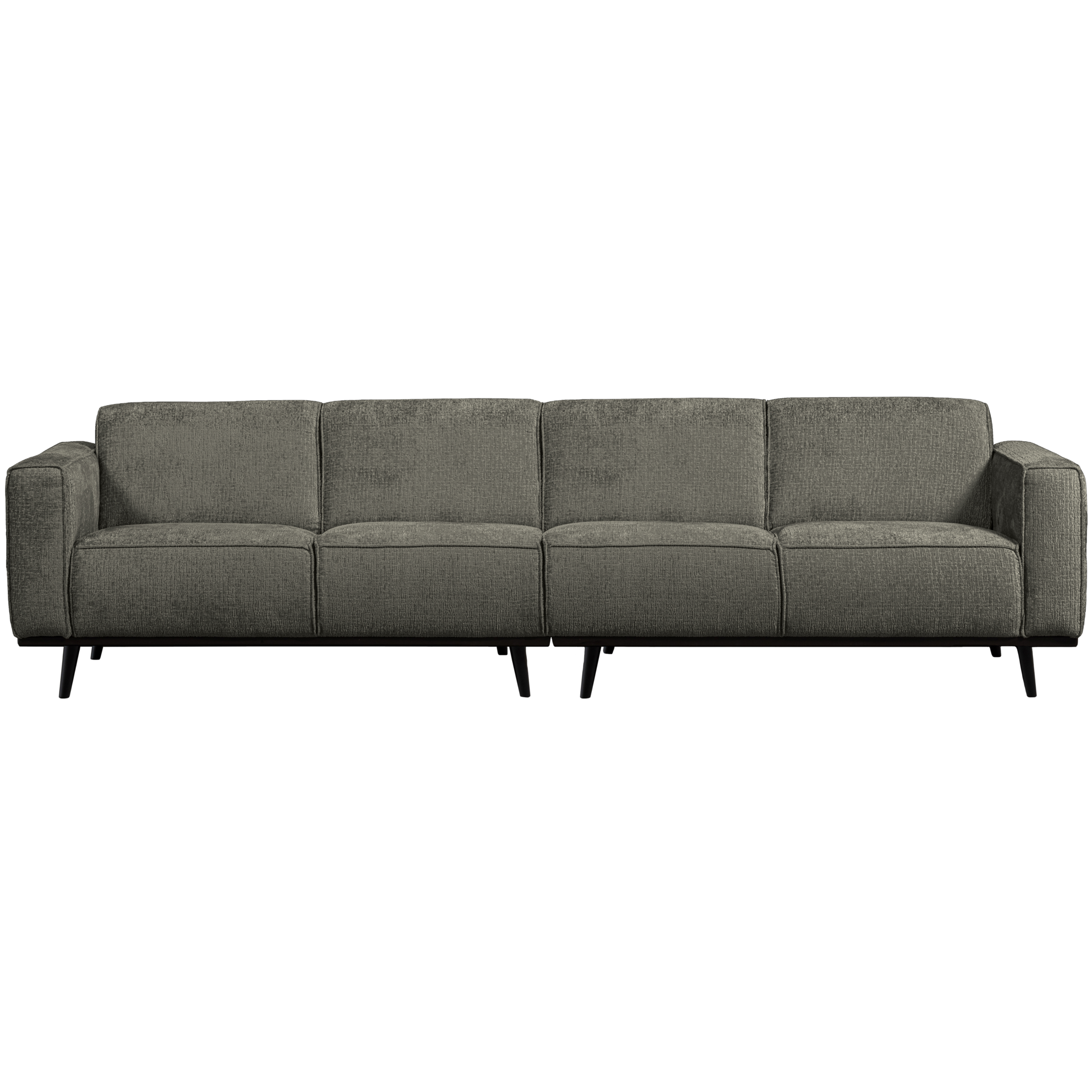 4-zits bank Statement Statement 4-zits Bank 280 cm - Structure Velvet - Frost