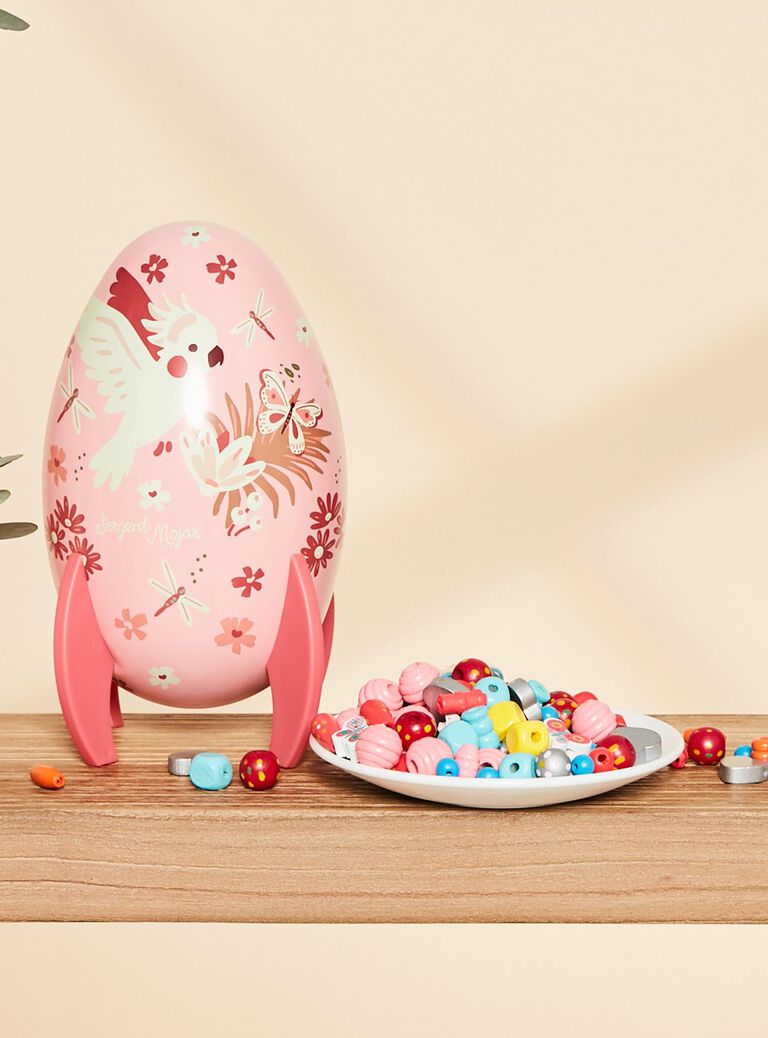 Oeuf Surprise Perles en Bois