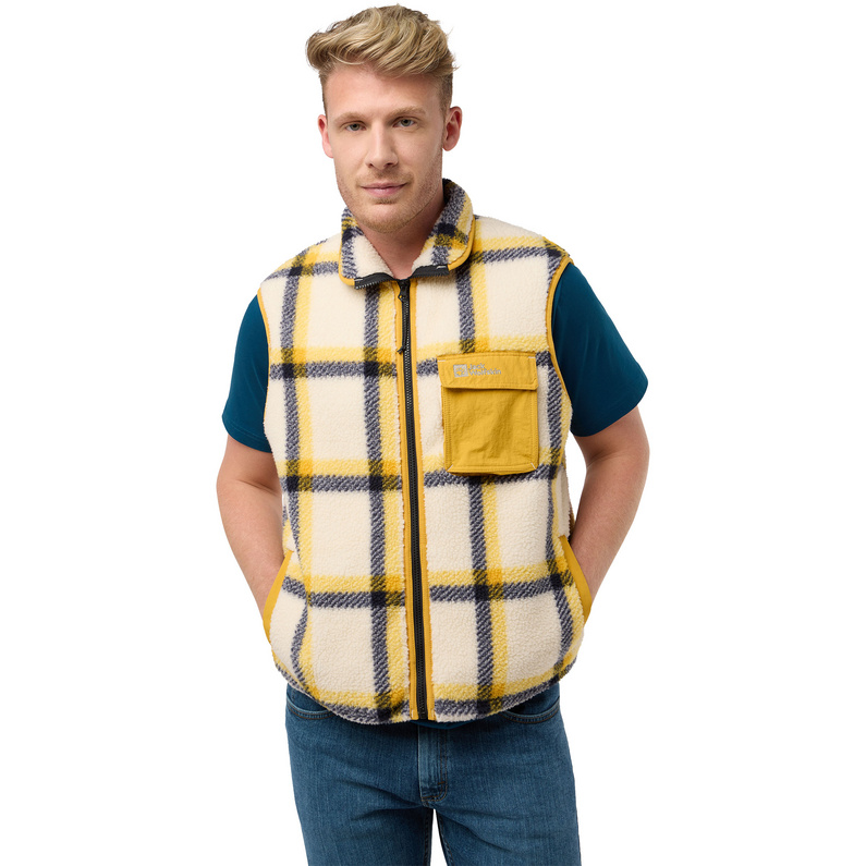 Jack Wolfskin Herren Felslicht Check Weste