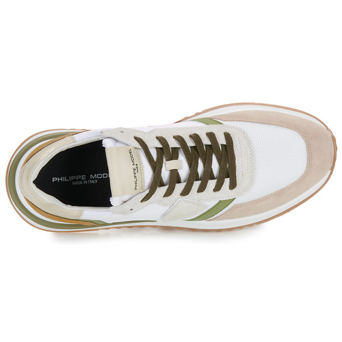 Philippe Model - TROPEZ 2.1 LOW MAN Blanco / Camel / Kaki