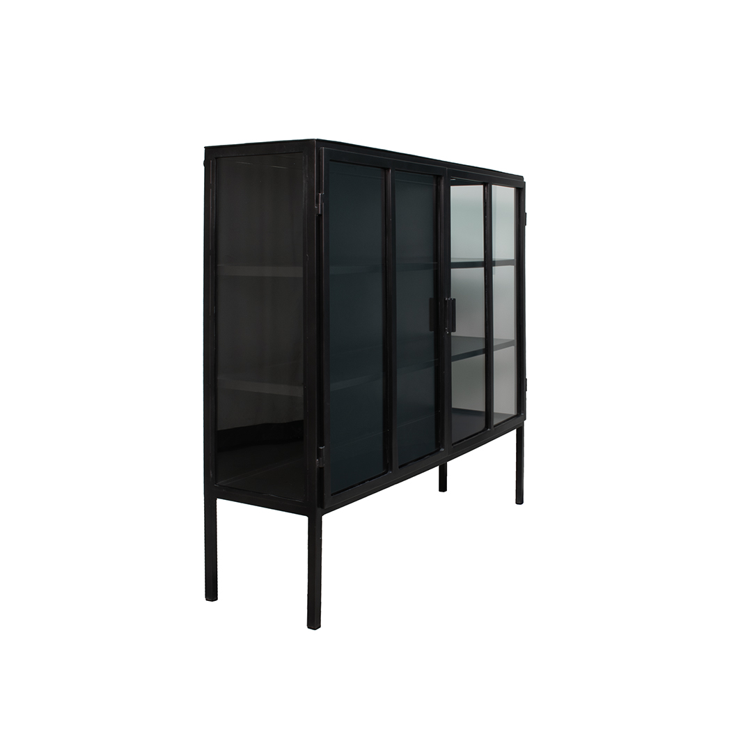 Wandkast Kentucky Zwart