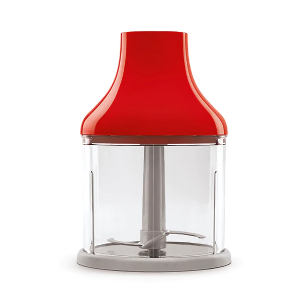 Mixeur plongeant avec accessoires 700 W HBF22RDEU rouge Smeg