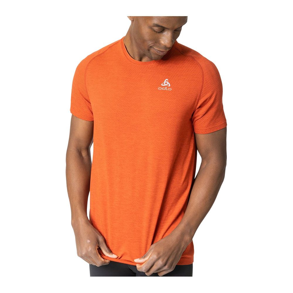 Odlo ESSENTIAL SEAMLESS - Maillot Homme firelight melange