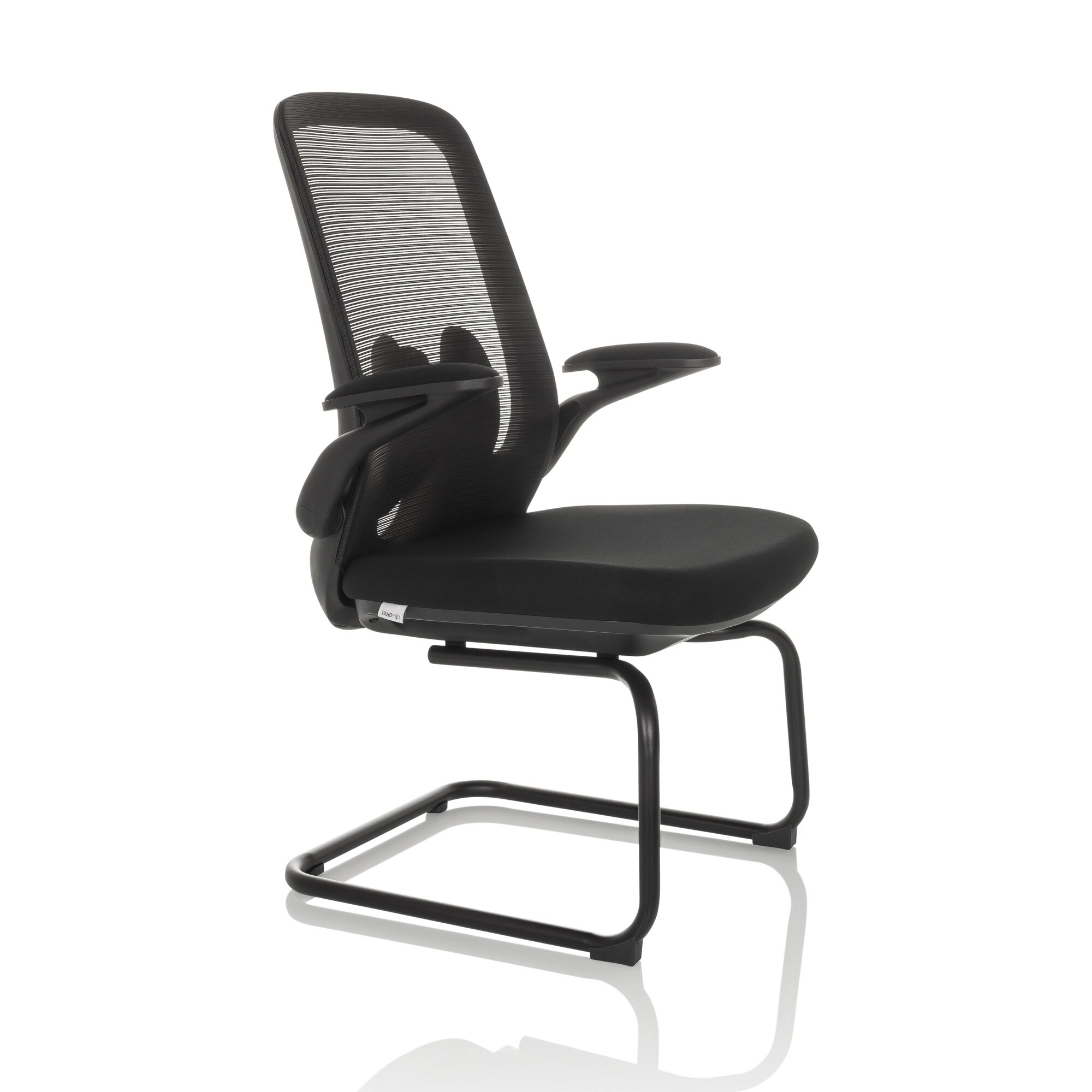 Freischwinger MIKO VB Stoff/Netzstoff mit abklappbaren Armlehnen hjh OFFICE