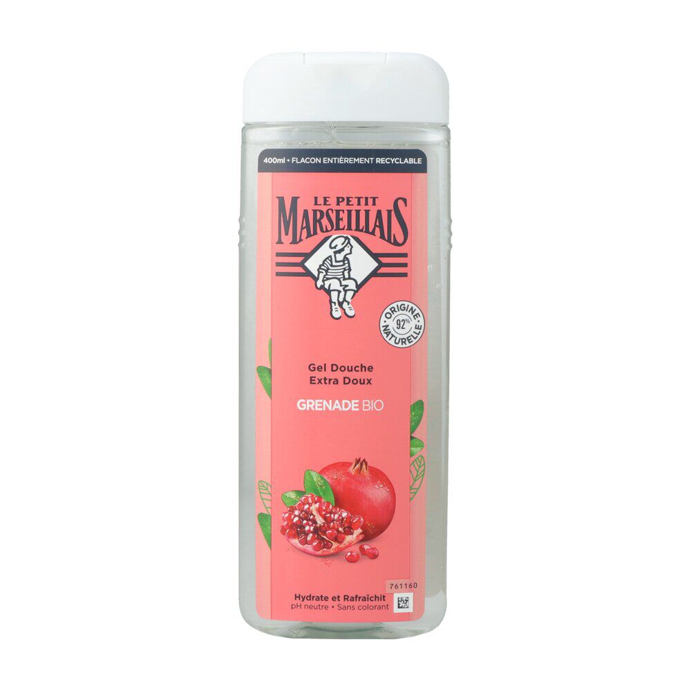 Gel douche Le Petit Marseillais Grenade de Méditérranée doux 400ml