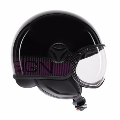 Casque Momo Design FGTR CLASSIC - Noir / Rose