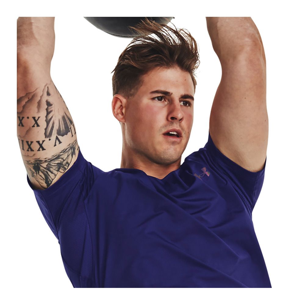 Under Armour UA RUSH VENT - Maillot Homme sonar blue/black