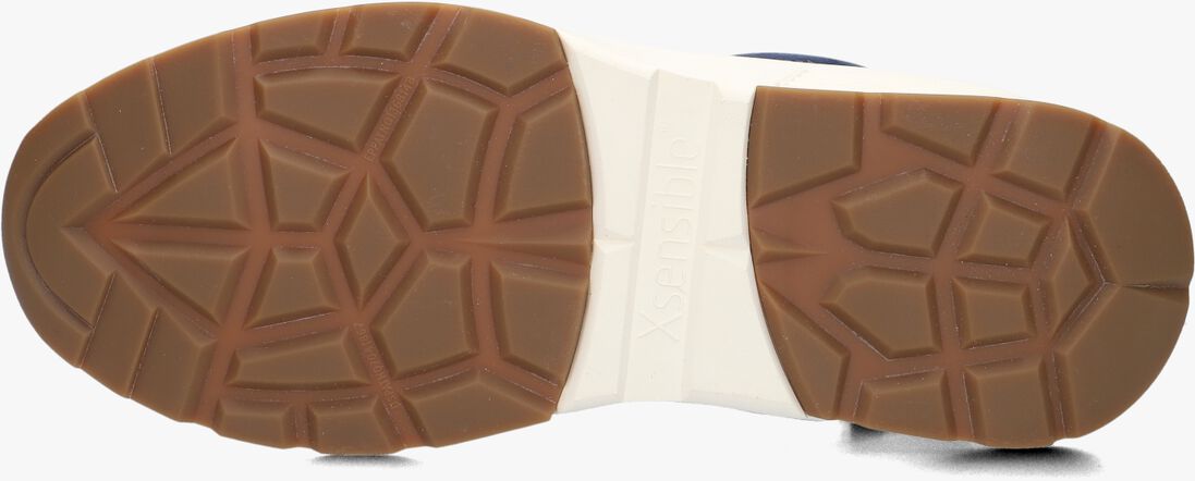 donkerblauwe xsensible lage sneakers golden gate men