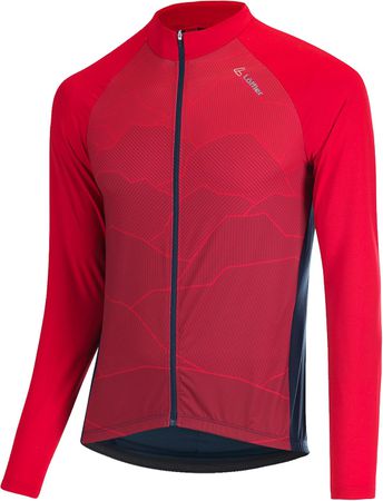 HILLS MID FZ Herren-Langarmtrikot  red  58