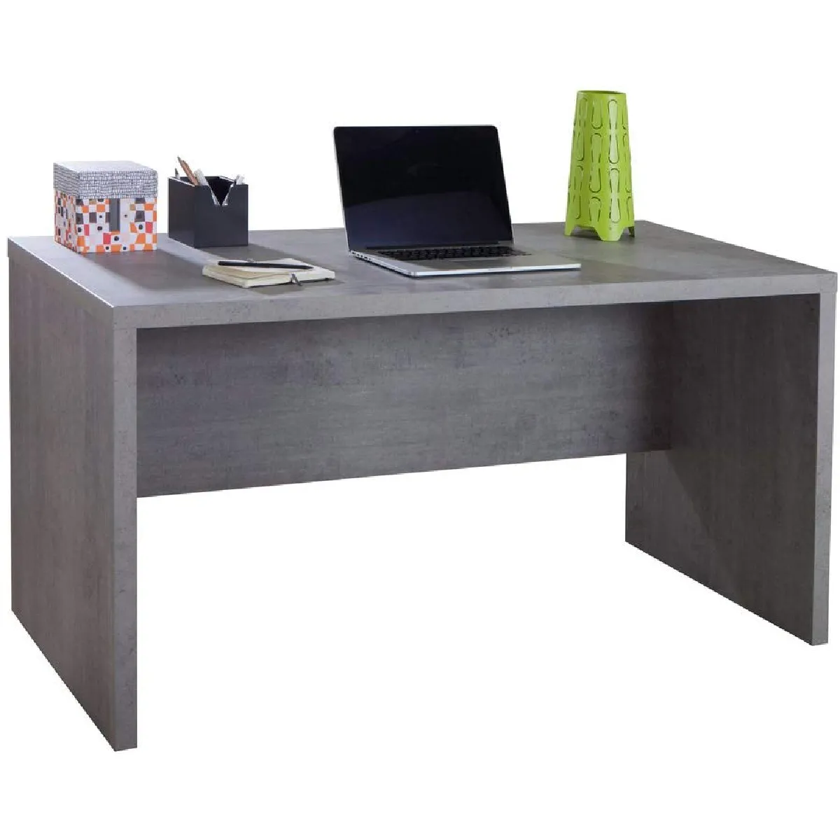 Alter Bureau en béton - 140x69x74,3 cm