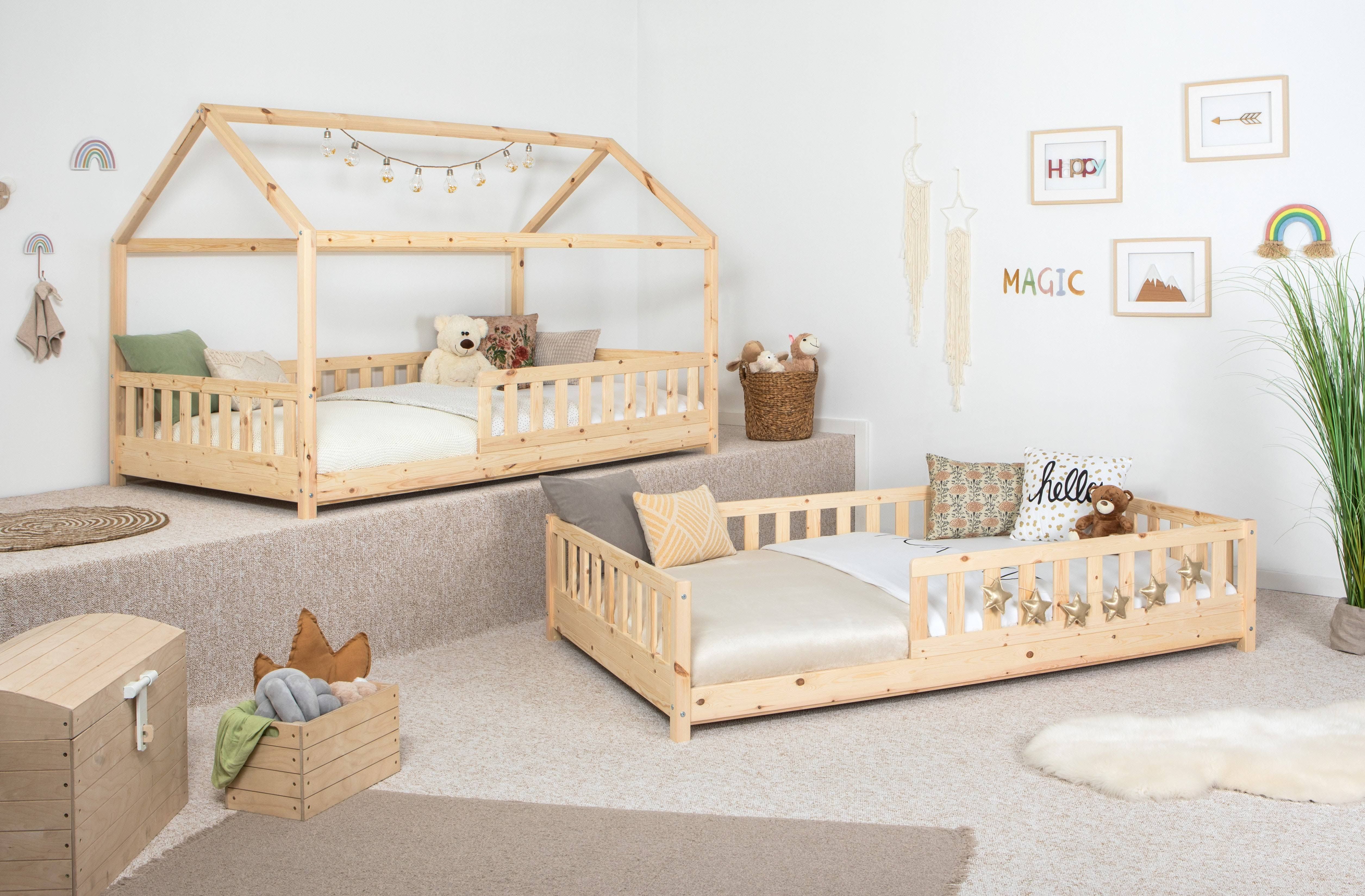 ticaa 2-in-1 Hausbett Bodenbett 