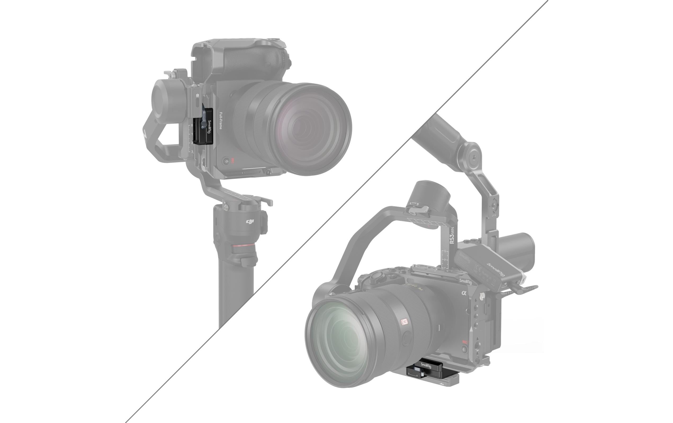 Adapter Arca-Swiss Mount PlateArca-Swiss Montageplatte für DJI RS 3 Mini