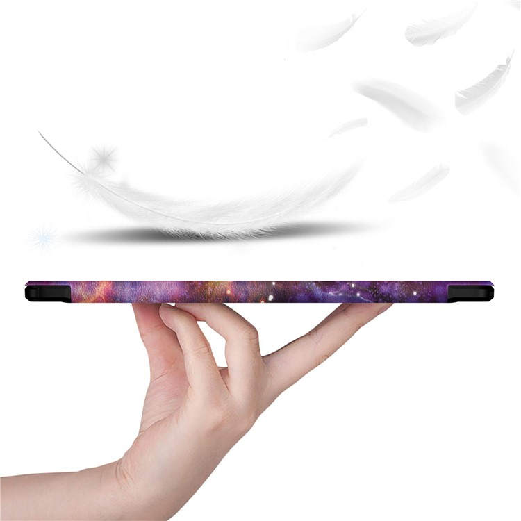 Samsung Galaxy Tab A9  Plus Hybrid Leder Tasche Smart Cover Schutzhülle   S-Pen Halterung - Galaxie