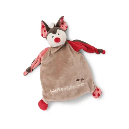 NICI Schmusetuch Fledermaus 'Weltentdecker'