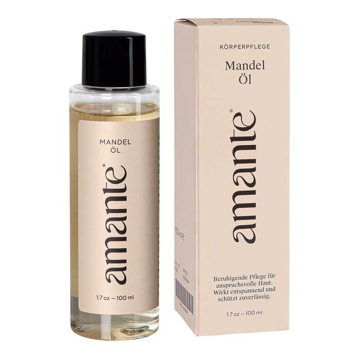 Mandelöl 100% rein Hautpflegeöl Amante, 100 ml