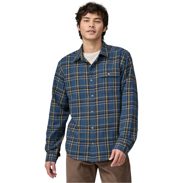 Chemise PATAGONIA M'S L/S LW FJORD FLANNEL SHIRT MAJOR/TIDEPOOL BLUE