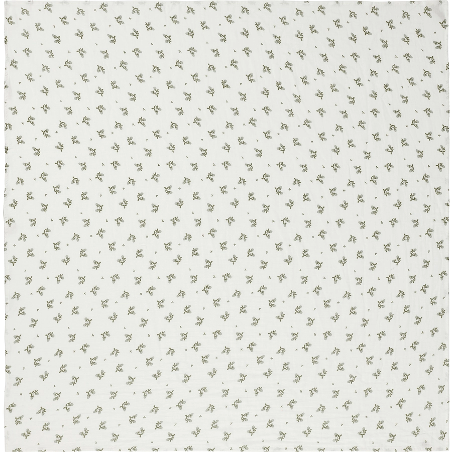 Noppies Einzelnes Mulltuch Blooming Clover 120x120 cm Beetle
