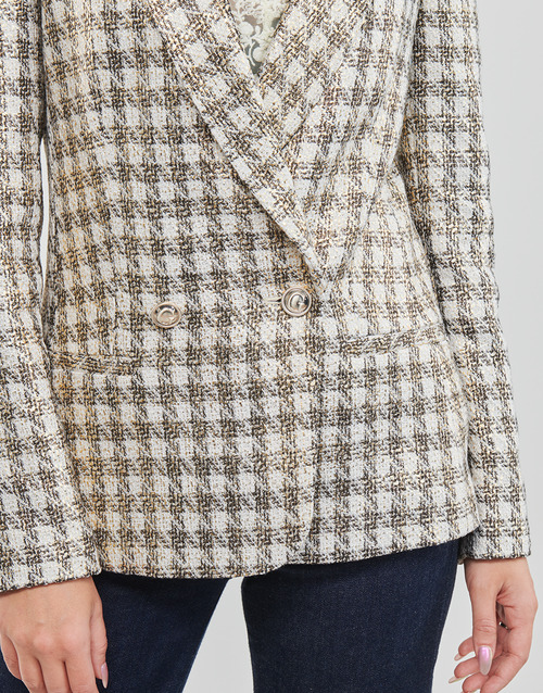 Guess - EMELIE FOILED BLAZER Beige