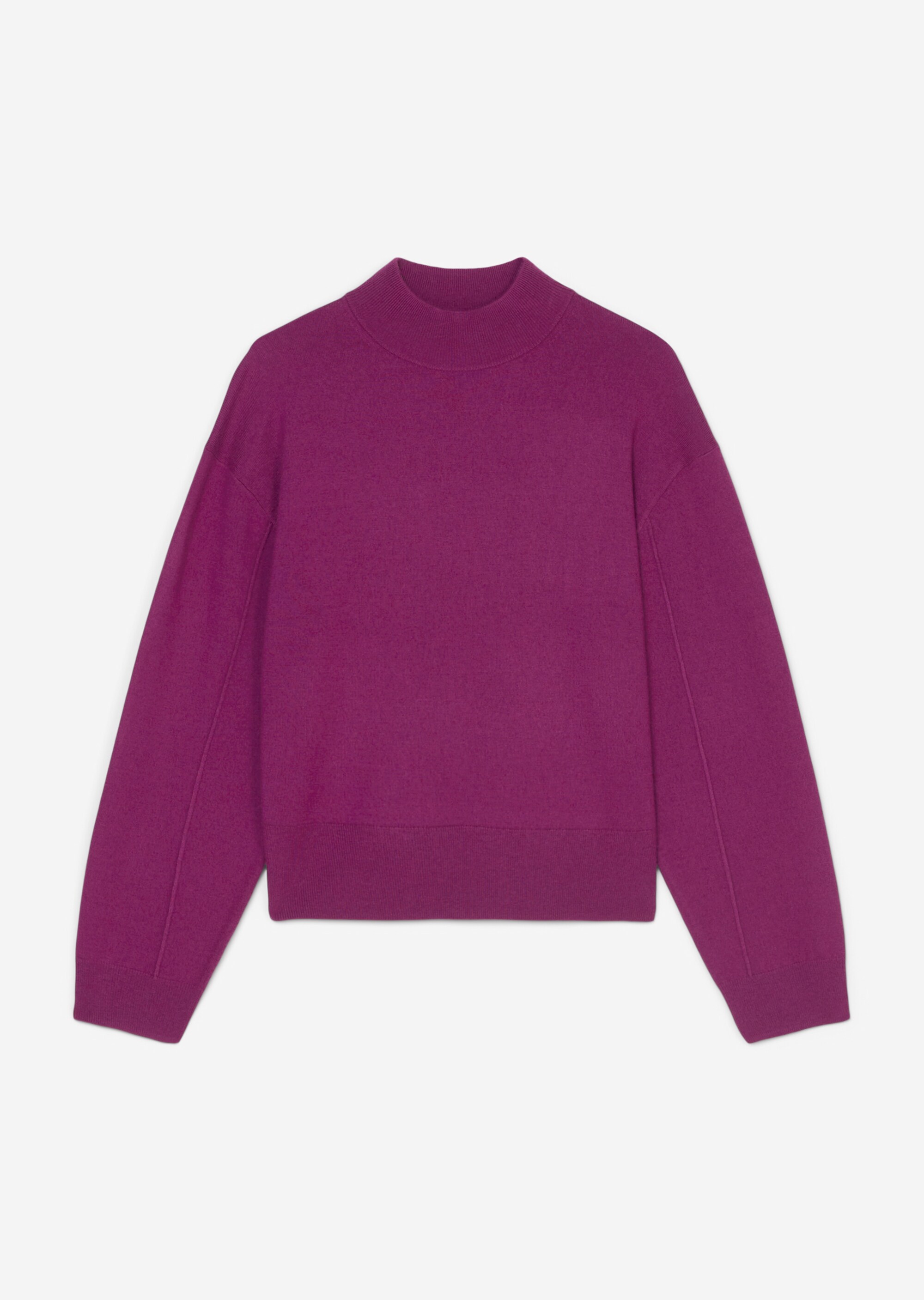 Turtleneck-Pullover loose aus Schurwolle-Viskose-Mix