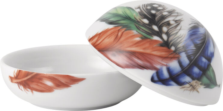Royal Copenhagen Forårskollektion 2025 bonbonniere, blandede fjer, 10 cm Multifarvet