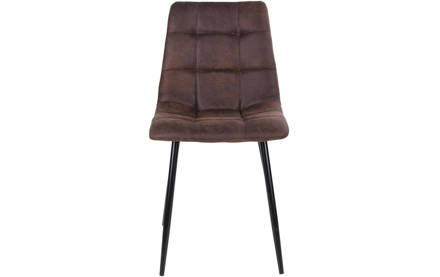Stuhl Middelfart 2 Stück, 86 x 55 cm, Braun/Schwarz<br>Stabile Esszimmerstühle