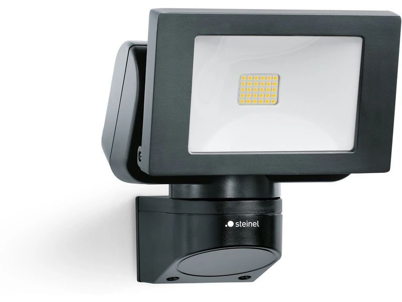Steinel Strahler LED LS 150, Schwarz Strahler ohne Sensor