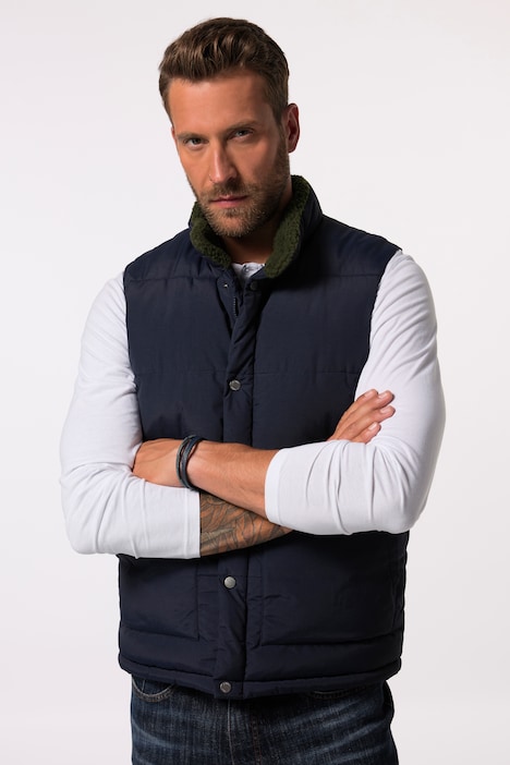 JP 1880 Weste, Outdoor, Teddyfutter, Stehkragen, bis 7 XL